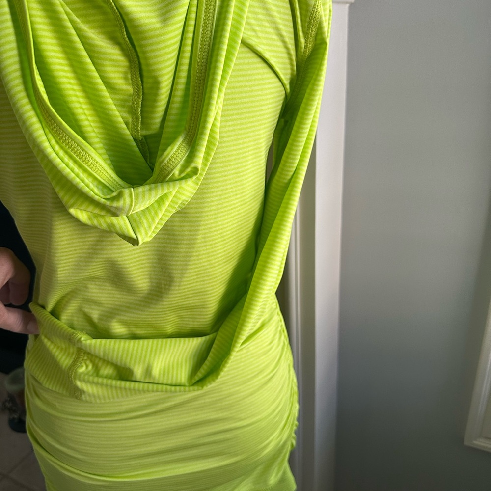 Soybu Neon Green Hooded Tunic - Picture 5 of 12